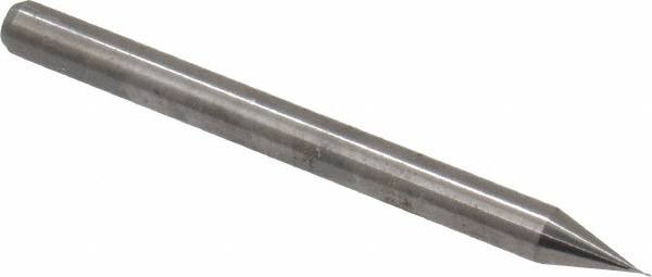 Square End Mill: 0.006'' Dia, 0.018'' LOC, 1/8'' Shank Dia, 1-1/2'' OAL, 2 Flutes, Solid Carbide MPN:00812