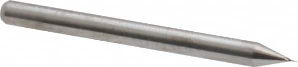 Square End Mill: 0.007'' Dia, 0.021'' LOC, 1/8'' Shank Dia, 1-1/2'' OAL, 2 Flutes, Solid Carbide MPN:00813