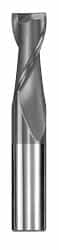 Square End Mill: 29/64'' Dia, 1'' LOC, 1/2'' Shank Dia, 3'' OAL, 2 Flutes, Solid Carbide MPN:30459