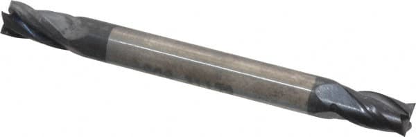 Square End Mill: 11/64'' Dia, 5/16'' LOC, 3/16'' Shank Dia, 2'' OAL, 4 Flutes, Solid Carbide MPN:31179