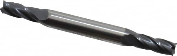 Square End Mill: 13/64'' Dia, 1/2'' LOC, 1/4'' Shank Dia, 2-1/2'' OAL, 4 Flutes, Solid Carbide MPN:31181