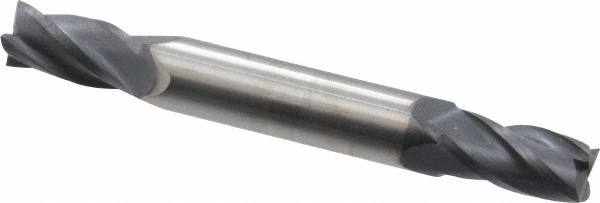 Square End Mill: 9/32'' Dia, 1/2'' LOC, 5/16'' Shank Dia, 2-1/2'' OAL, 4 Flutes, Solid Carbide MPN:31185