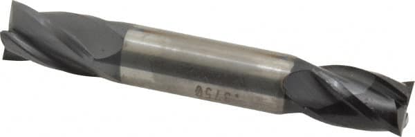 Square End Mill: 3/8'' Dia, 9/16'' LOC, 3/8'' Shank Dia, 2-1/2'' OAL, 4 Flutes, Solid Carbide MPN:31187