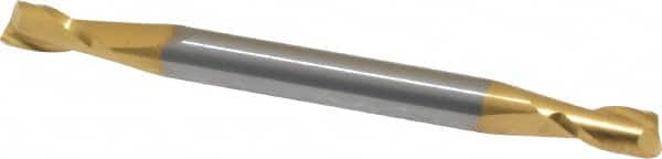 Square End Mill: 7/64'' Dia, 3/16'' LOC, 1/8'' Shank Dia, 1-1/2'' OAL, 2 Flutes, Solid Carbide MPN:31551