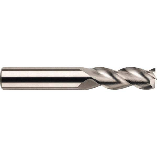 Square End Mill: 1'' Dia, 1-1/4'' LOC, 1'' Shank Dia, 6'' OAL, 3 Flutes, Solid Carbide MPN:32719