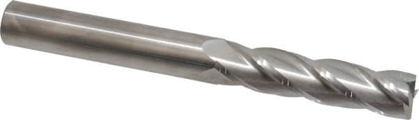 Square End Mill: 1/2'' Dia, 2'' LOC, 1/2'' Shank Dia, 4-1/2'' OAL, 4 Flutes, Solid Carbide MPN:33111