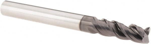 Corner Radius End Mill: 1/4