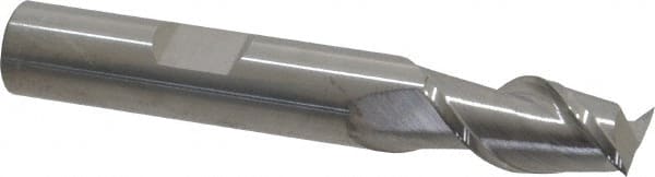 Square End Mill: 3/8'' Dia, 3/4'' LOC, 3/8'' Shank Dia, 2-1/2'' OAL, 2 Flutes, Solid Carbide MPN:34509