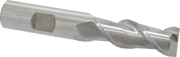 Square End Mill: 5/8'' Dia, 1-5/8'' LOC, 5/8'' Shank Dia, 3-3/4'' OAL, 2 Flutes, Solid Carbide MPN:34521