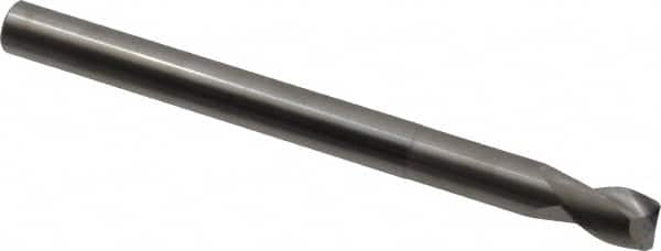 Square End Mill: 1/2'' Dia, 5/8'' LOC, 1/2'' Shank Dia, 6'' OAL, 2 Flutes, Solid Carbide MPN:34642