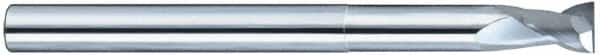 Square End Mill: 5/8'' Dia, 3/4'' LOC, 5/8'' Shank Dia, 6'' OAL, 2 Flutes, Solid Carbide MPN:34645