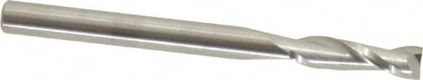 Square End Mill: 1/8'' Dia, 7/16'' LOC, 1/8'' Shank Dia, 1-1/2'' OAL, 2 Flutes, Solid Carbide MPN:35277