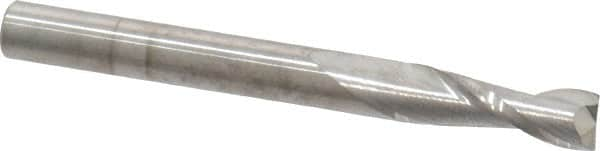 Square End Mill: 1/4'' Dia, 3/4'' LOC, 1/4'' Shank Dia, 2-1/2'' OAL, 2 Flutes, Solid Carbide MPN:35281