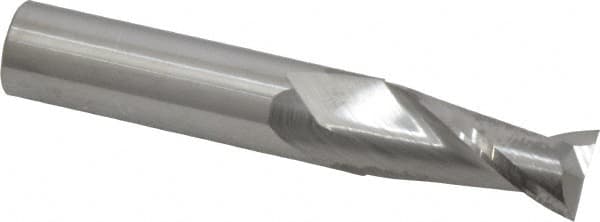 Square End Mill: 1/2'' Dia, 1'' LOC, 1/2'' Shank Dia, 3'' OAL, 2 Flutes, Solid Carbide MPN:35289