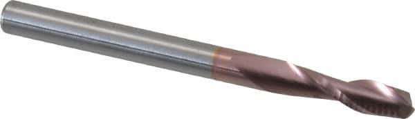 Square End Mill: 1/8'' Dia, 7/16'' LOC, 1/8'' Shank Dia, 1-1/2'' OAL, 2 Flutes, Solid Carbide MPN:35302