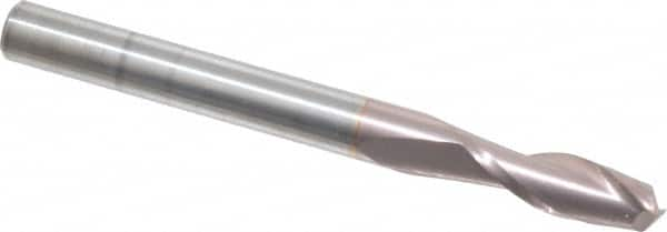 Square End Mill: 3/16'' Dia, 9/16'' LOC, 3/16'' Shank Dia, 2'' OAL, 2 Flutes, Solid Carbide MPN:35304