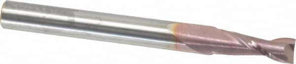 Square End Mill: 7/32'' Dia, 5/8'' LOC, 1/4'' Shank Dia, 2-1/2'' OAL, 2 Flutes, Solid Carbide MPN:35305