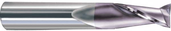 Square End Mill: 9/32'' Dia, 3/4'' LOC, 5/16'' Shank Dia, 2-1/2'' OAL, 2 Flutes, Solid Carbide MPN:35307