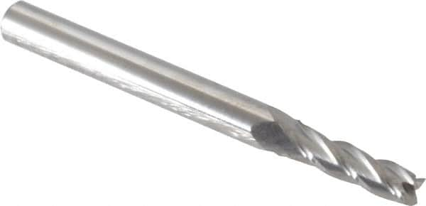 Square End Mill: 5/32'' Dia, 9/16'' LOC, 3/16'' Shank Dia, 2'' OAL, 4 Flutes, Solid Carbide MPN:35478