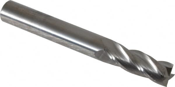 Square End Mill: 5/16'' Dia, 13/16'' LOC, 5/16'' Shank Dia, 2-1/2'' OAL, 4 Flutes, Solid Carbide MPN:35483