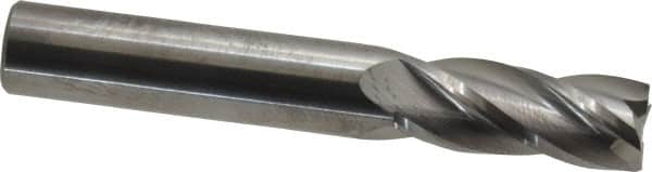 Square End Mill: 3/8'' Dia, 7/8'' LOC, 3/8'' Shank Dia, 2-1/2'' OAL, 4 Flutes, Solid Carbide MPN:35485