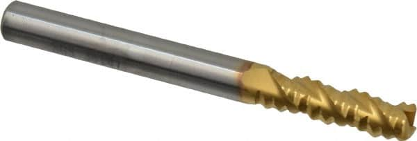 Corner Radius End Mill: 1/4