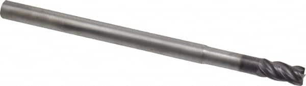 Corner Radius End Mill: 1/4