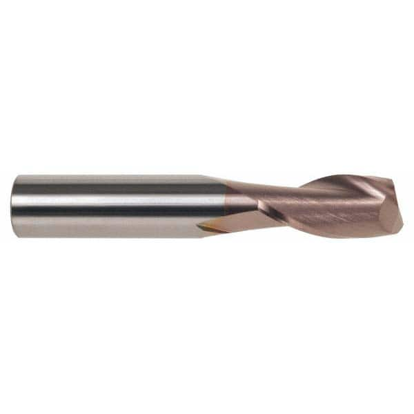 Square End Mill: 1/8'' Dia, 1/2'' LOC, 1/8'' Shank Dia, 1-1/2'' OAL, 2 Flutes, Solid Carbide MPN:39515