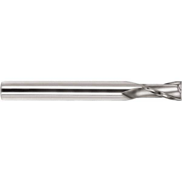 Square End Mill: 0.3937'' Dia, 0.9843'' LOC, 2 Flutes, Solid Carbide MPN:43914