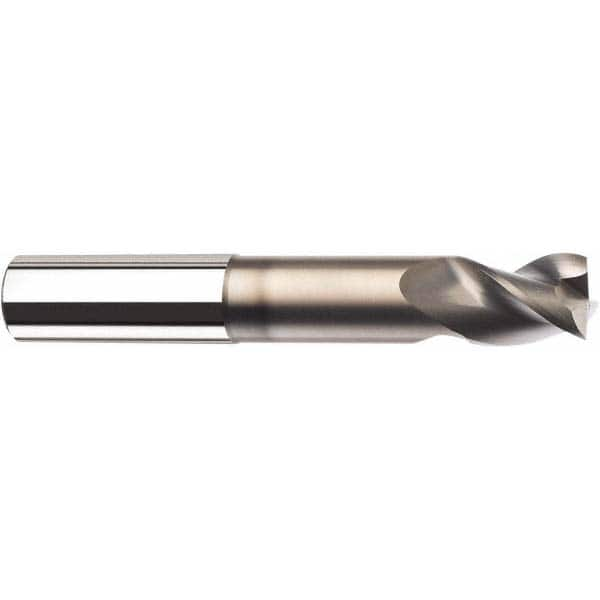 Corner Radius End Mill: 6 mm Dia, 10 mm LOC, 1 mm Radius, 3 Flutes, Solid Carbide MPN:44770