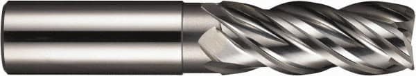 Corner Radius End Mill: 14 mm Dia, 14 mm LOC, 1 mm Radius, 4 Flutes, Solid Carbide MPN:46494