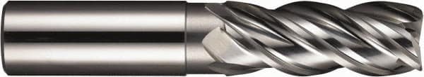 Corner Radius End Mill: 16 mm Dia, 16 mm LOC, 2.5 mm Radius, 4 Flutes, Solid Carbide MPN:46900