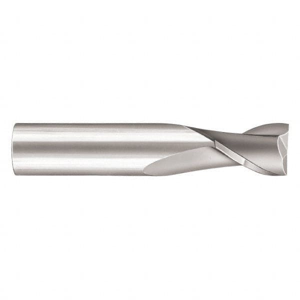 Square End Mill: 0.1772'' Dia, 0.374'' LOC, 2 Flutes, Solid Carbide MPN:49290