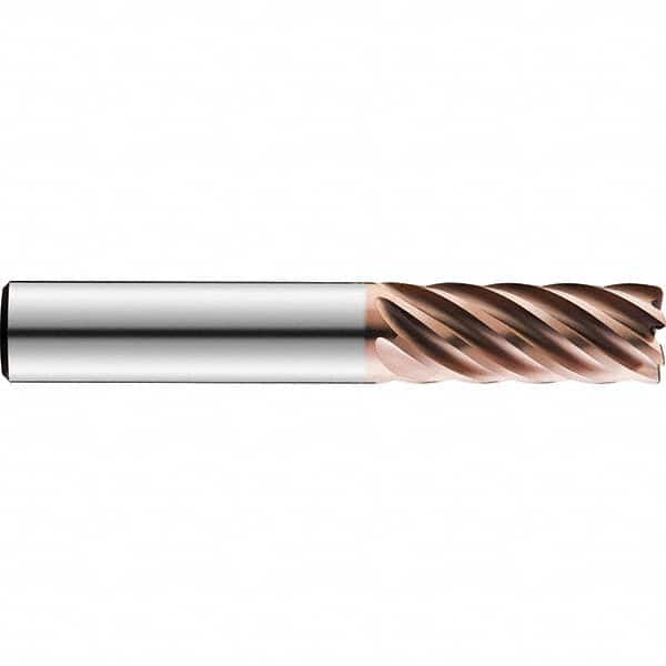 Corner Radius End Mill: 8.00 mm Dia, 7 Flute, Solid Carbide MPN:74353