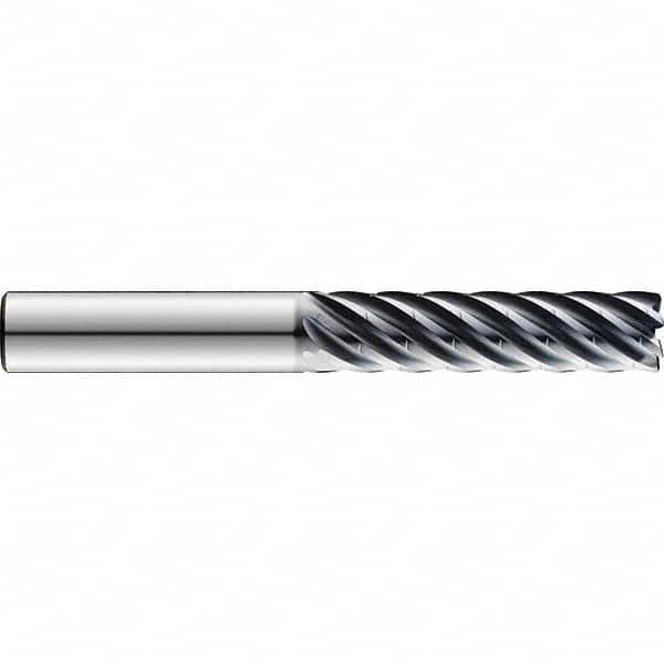 Square End Mill: 1'' Dia, 4'' LOC, 1'' Shank Dia, 7'' OAL, 7 Flutes, Solid Carbide MPN:77326