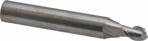 Corner Radius End Mill: 1/4