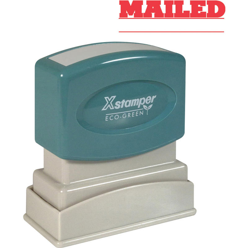 Xstamper One-Color Title Stamp, Pre-Inked, 