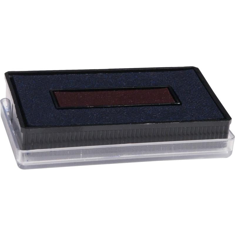 Xstamper ClassiX Replacement Pad - 1 Each - Red, Blue Ink - Blue (Min Order Qty 8) MPN:41029