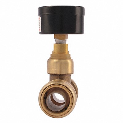 Pressure Gauge DZR Brass 3/4 in.sz. MPN:24438