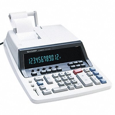 Commercial Calculator Printing 12 Digit MPN:SHRQS2760H