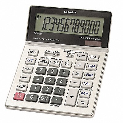 Commercial Desktop Calculator 12 Digit MPN:SHRVX2128V