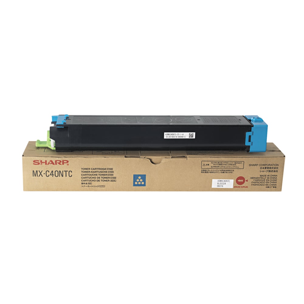 Sharp MX-C40NTC Cyan Toner Cartridge MPN:SHRMXC40NTC