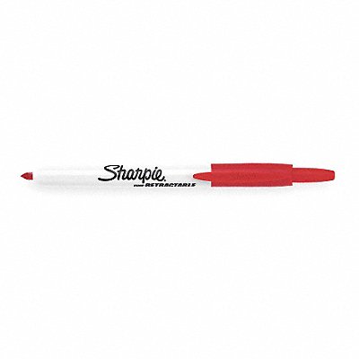 F8727 Permanent Marker Red Fine PK12 MPN:32702