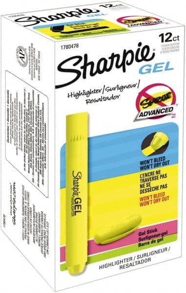 Highlighter Marker: Fluorescent Yellow, AP Non-Toxic, Chisel Point MPN:1780478