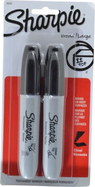 Wet Surface Pen Marker: Black, AP Non-Toxic, Chisel Point MPN:38262PP