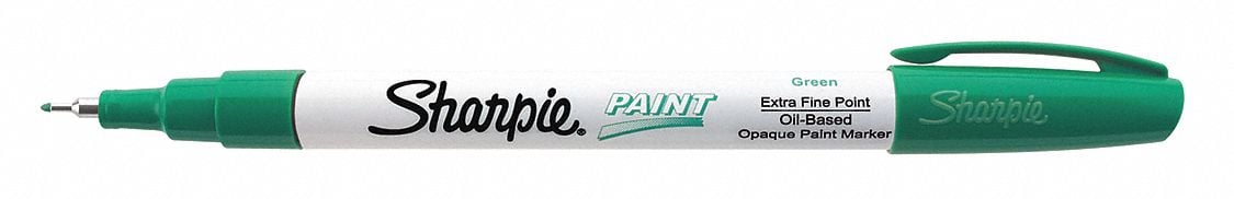 Paint Marker Extra Fine Point Green PK12 MPN:35529