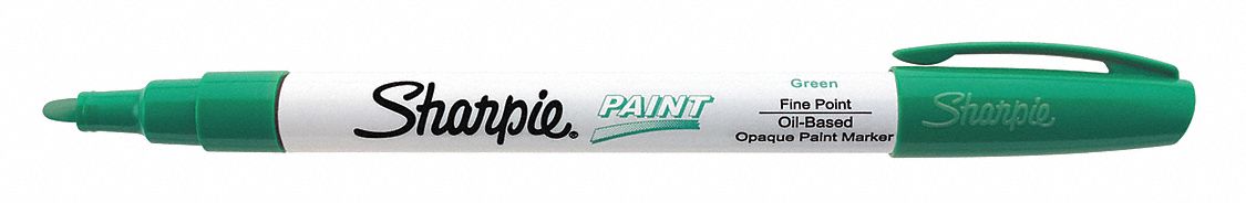 Paint Marker Fine Point Green PK12 MPN:35537