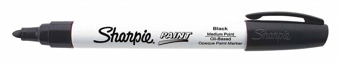 Paint Marker Medium Point Black PK12 MPN:35549