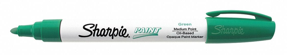 Paint Marker Medium Point Green PK12 MPN:35552