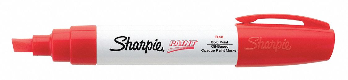 Paint Marker Broad Point Red PK6 MPN:35565